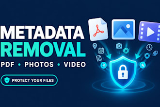 remove metadata from PDF, office, image, audio, and video files