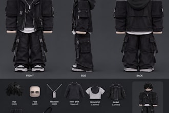 create 3d roblox ugc bundle, roblox ugc, roblox dynamic head