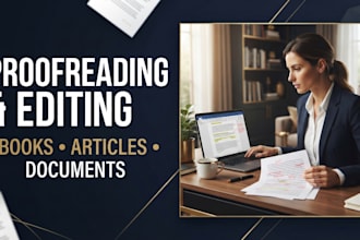 proofread and edit any fiction novel or romance manuscript of your choice