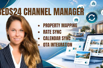 setup airbnb, vrbo, ota channel manager bed24 guesting lodgify automation