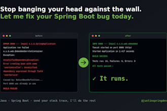 fix your spring boot and java bugs fast