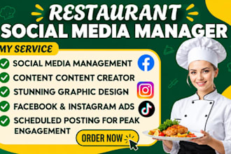 do restaurant social media marketing, instagram and facebook SMM