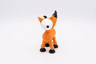 sculpt 3d bjd doll, flexi articulated model and action figure for 3d printing