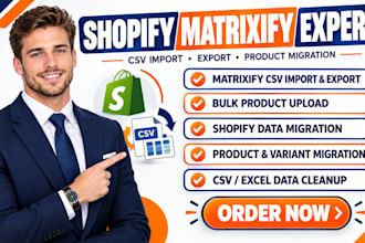 do shopify matrixify, CSV XML, import, export bulk product migration and upload