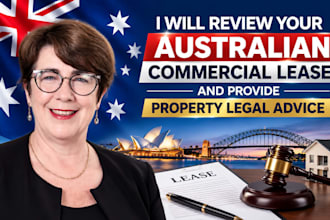 review your australian commercial lease and provide property legal advice