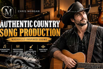 produce your country song with authentic nashville style production