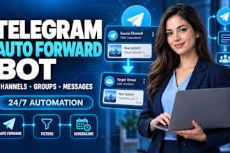 create telegram auto forward bot channel group automation message forwarding bot