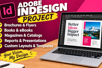 do adobe indesign project, magazine layout, illustrator, adobe indesign layout