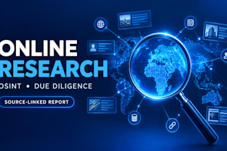conduct lawful osint research and online due diligence