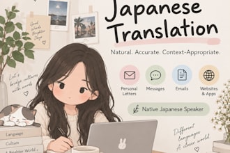 translate your website or app into natural japanese