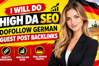 do high da SEO dofollow german guest post backlinks through german link building