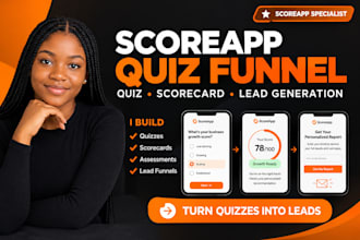 build a scoreapp quiz funnel, scorecard and lead generation quiz