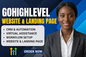 go highlevel landing page gohighlevel sales funnel go highlevel website ghl VA