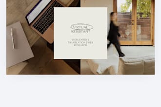 be your virtual assistant data entry specialist and french translator