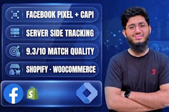 setup facebook conversion api server side tracking shopify wordpress