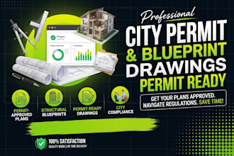 draw city permit drawings structural building blueprints permit ready drawings