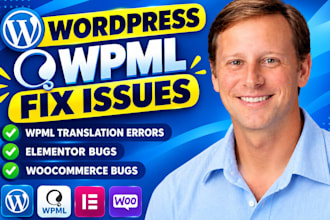 fix wordpress wpml issues, translation errors, elementor and woocommerce bugs