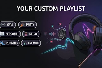 create your custom playlist for any genre mood or business