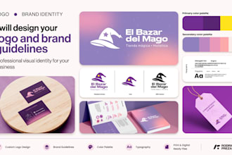 design your logo and brand guidelines for your brand