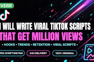 write viral scripts for tiktok and youtube shorts