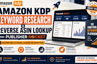 do amazon kdp keyword research and reverse asin lookup using publisher rocket