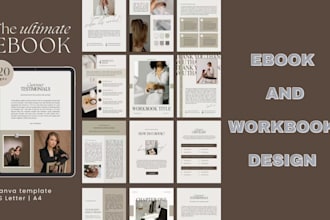 design ebook lead magnet pdf workbook coaching interactive pdf layout design kit