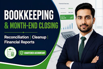 do accounting bookkeeping recons and month end closing