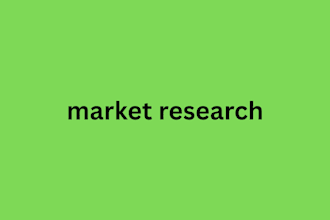 do market research and competitor analysis