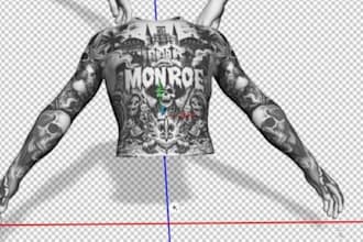 develop fivem custom ped , fivem clothing, custom tattoo, chain