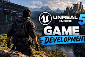 do unreal engine game development, create unreal engine game, ue5 blueprints