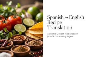 translate recipes from spanish to english
