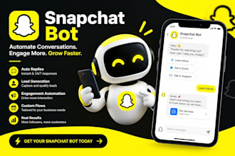 develop snapchat bot linkedin bot telegram bot instagram api bot tiktok bot