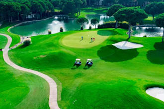 design in 2d and 3d your custom mini golf course, golf simulator, putting green
