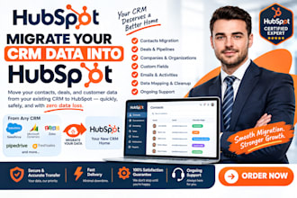 migrate your CRM data into hubspot