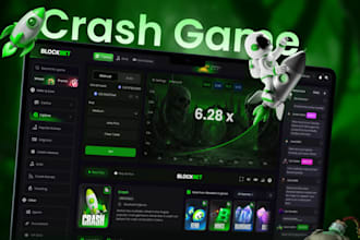 develop arcade game website, crash game website, crypto gaming web, aviator bot