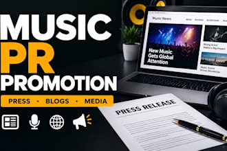 promote your music with press release and music PR