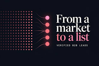 build a verified b2b lead list for your icp