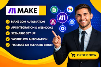 automate CRM with make com, ai, API, make com, integromat, fix make automaton