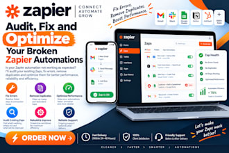 audit, fix and optimize your broken zapier automations