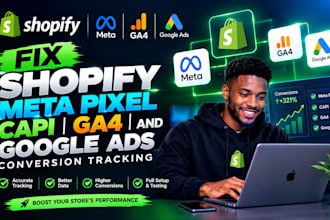 fix shopify mata pixel capi ga4 and google ads conversion tracking