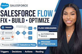 build fix and optimize salesforce flow automation and CRM processes