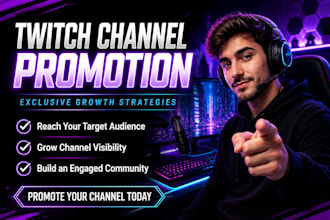 use proven strategies to promote your twitch channel