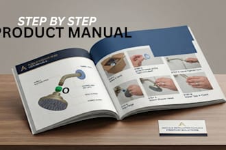 create illustrated assembly instructions and product manuals