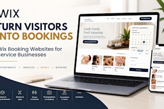 build a wix booking website for appointments and service businesses