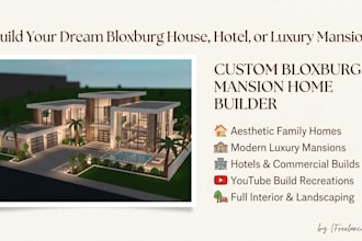 build your dream bloxburg house, hotel, or luxury mansion, bloxburg mansion home