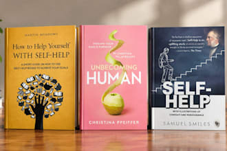 design selfhelp book cover, non fiction book cover and amazon kdp book cover
