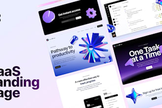 design a saas landing page in figma that converts