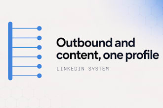 run linkedin outreach and founder content