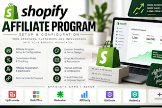 setup affiliate program uppromote goaffpro refersion affiliatly bixgrow referrly