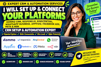 kommo crm respond io ringcentral whatsapp business apptivo facebook ads meta n8n